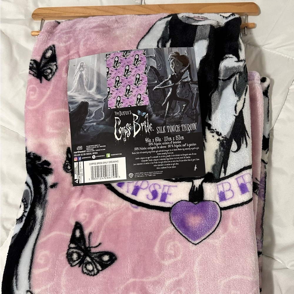 Corpse Bride Throw Blanket